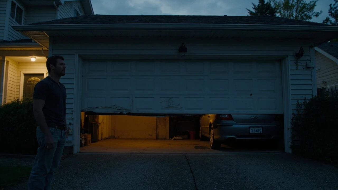 Broken garage door: causes, fixes, and when to call a pro